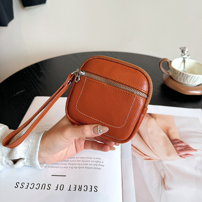 Minimalist Mini Coin Purse with Wrist Strap