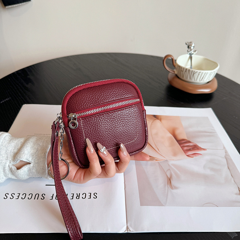 Minimalist Mini Coin Purse with Wrist Strap