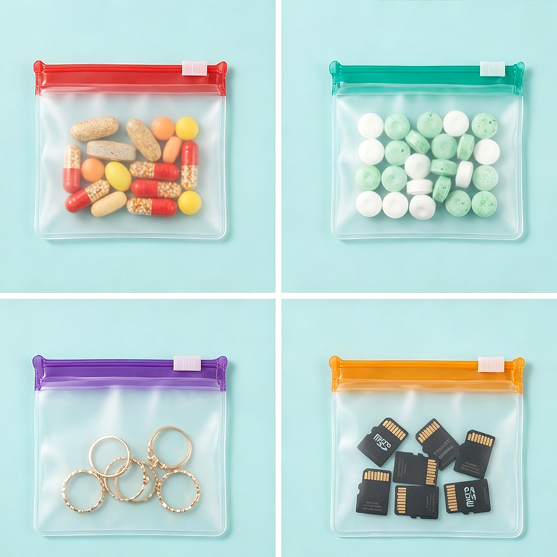 Portable Transparent EVA Pill Pouches