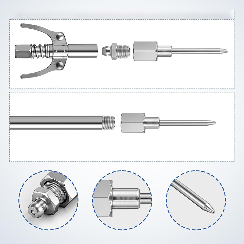 Grease Gun Needle Nozzle Set – Precision Lubrication Made Easy 🔧