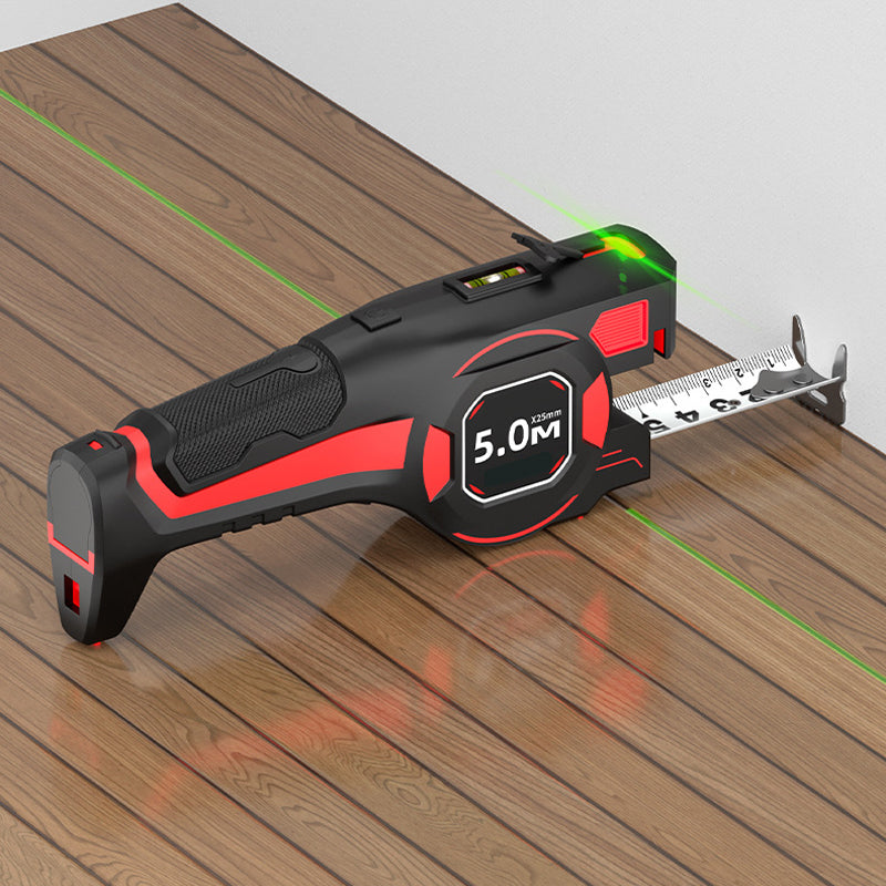 📏 2-in-1 Tape Measure with Laser Guide – Straight Lines Every Time 🎯